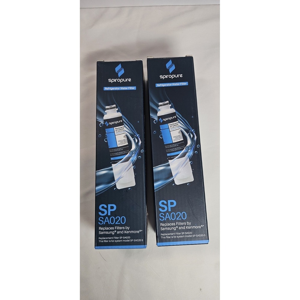 SpiroPure SP-SA020 NSF Certified Refrigerator Water Filter for DA29-00020A,B 2PK